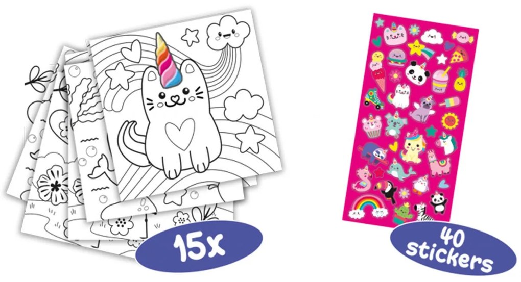 SES - Книжка за оцветяване, еднорог