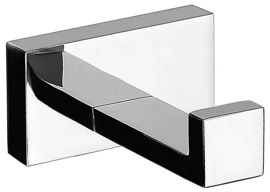 OMNIRES LU30110CR - Стенна закачалка LUGANO лъскав хром