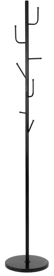Черна метална стойка за връхни дрехи ø 29x170 cm Twiggy – White Label