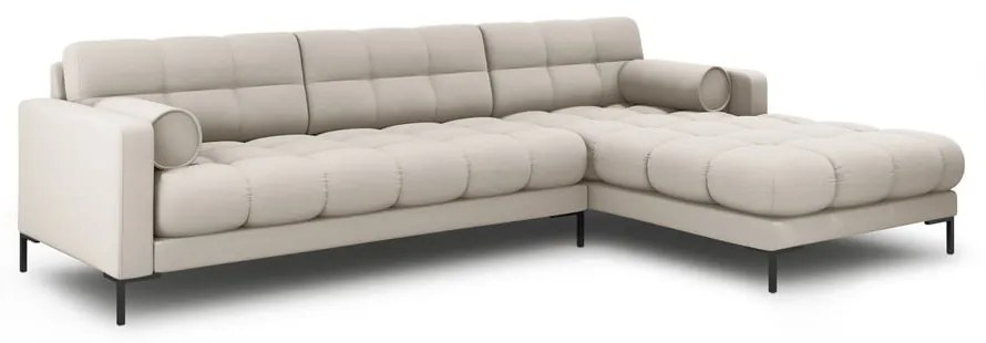 Бежов ъглов диван (десен ъгъл) Bali – Cosmopolitan Design