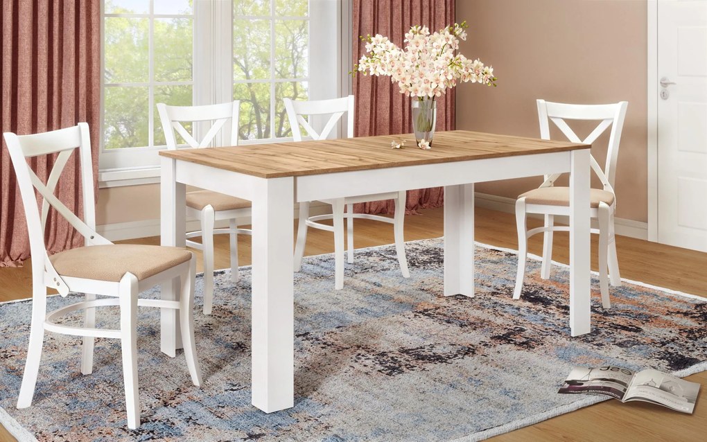 Разтегателна трапезна маса Самоа 150