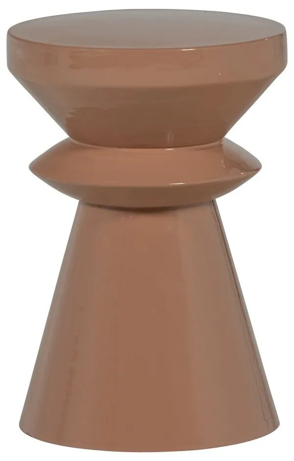 Метална странична масичка ø 30 cm Fedde – WOOOD