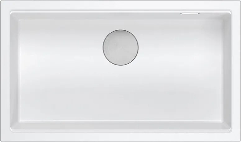 гранитна мивка Logan 110 White