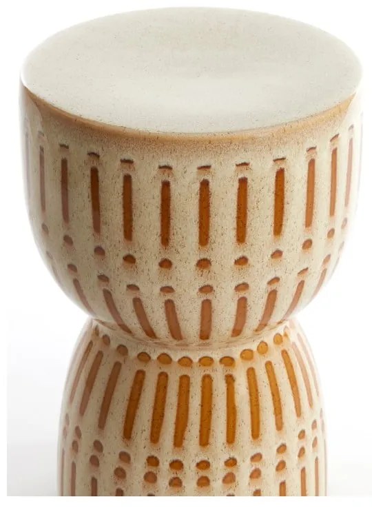 Керамична кръгла странична масичка ø 28,5 cm Finca – Light & Living