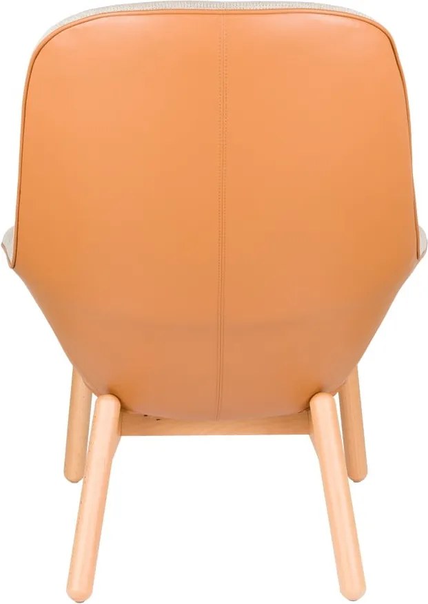 Бежово кресло Duke – White Label