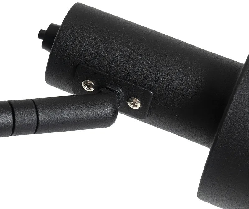 Модерна подова лампа черна 2-светлина - Stijn