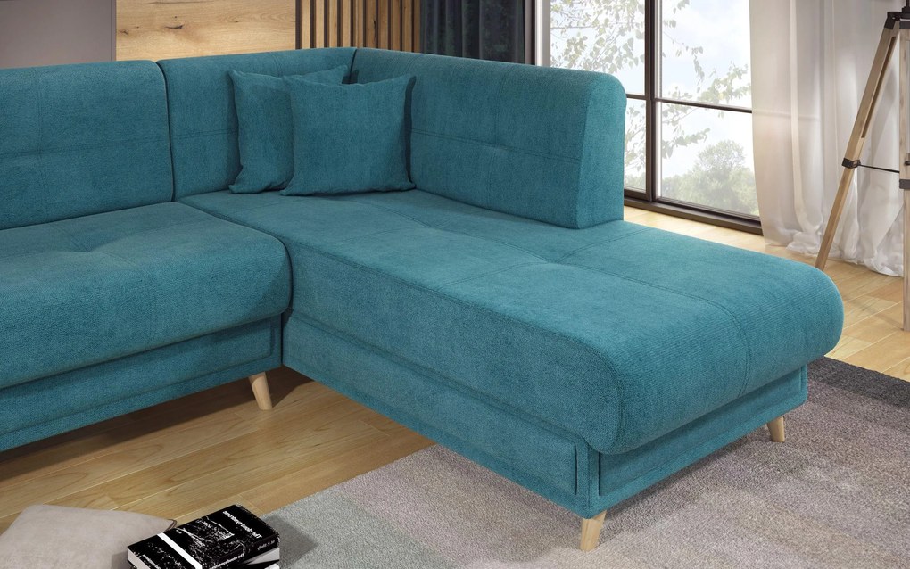 Разтегателен ъглов диван + клик-клак механизъм Принцес Премиум