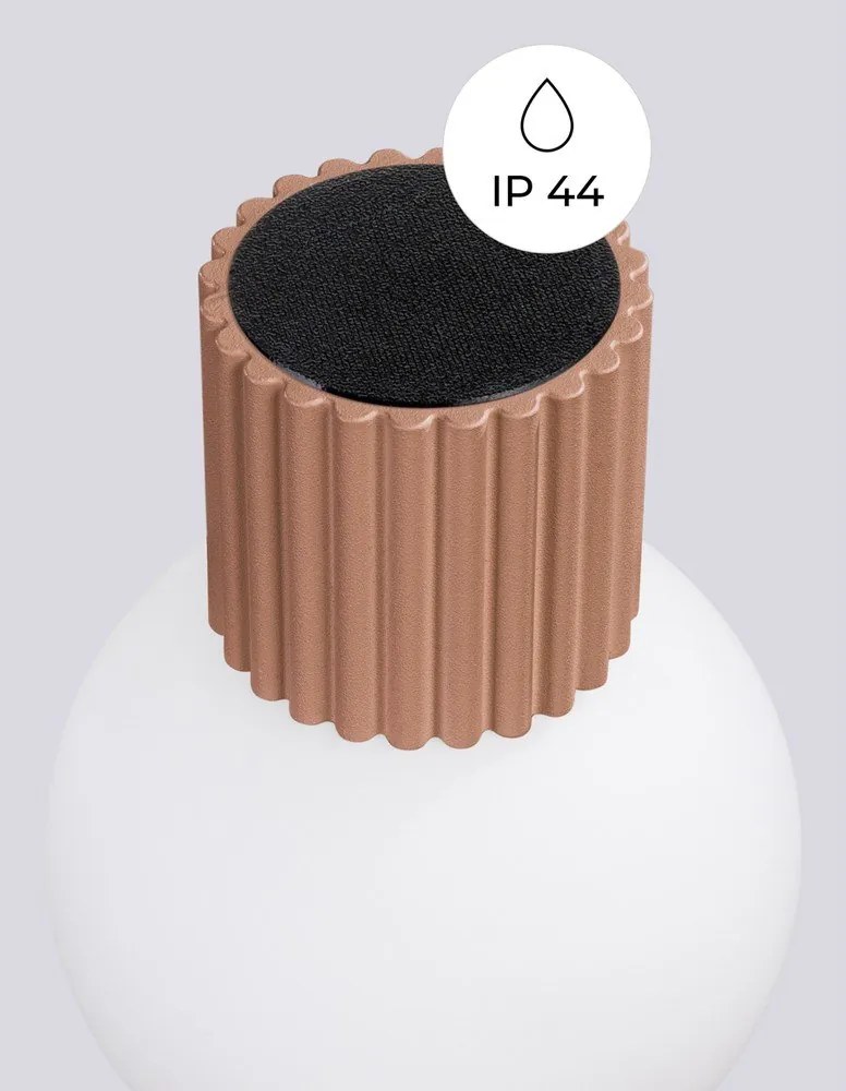 Светлокафява стенна лампа ø 12 cm Orbital – Sollux