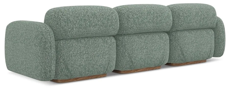 Светлозелен модулен диван 270 cm Ailani – Makamii