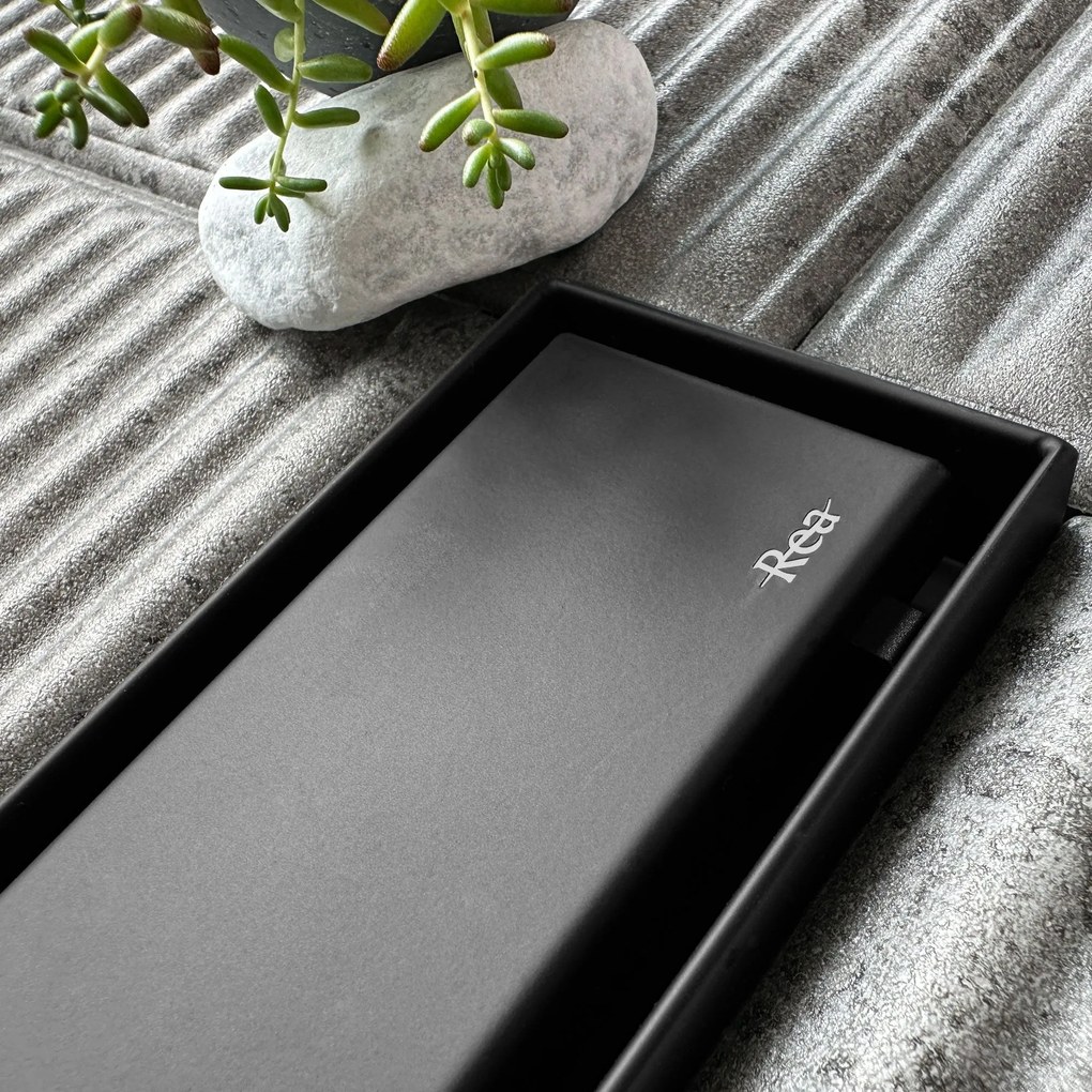 Линеен сифон REA Neox pro Black 90