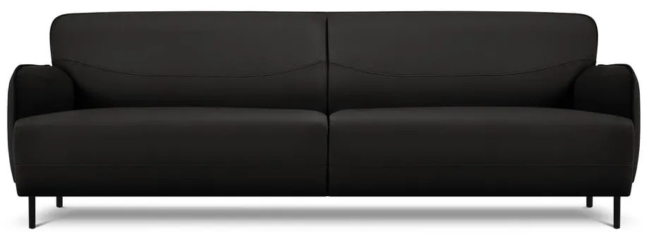 Диван от черна кожа , 235 x 90 cm Neso - Windsor & Co Sofas
