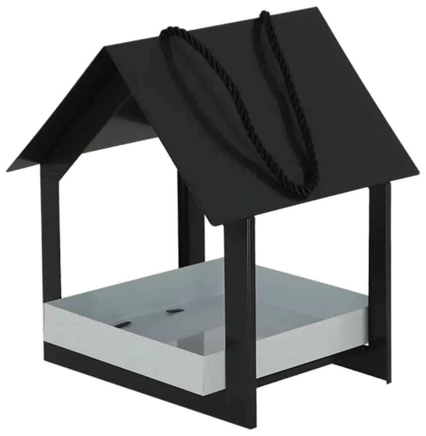 Антрацитно сива къщичка за птици - Esschert Design