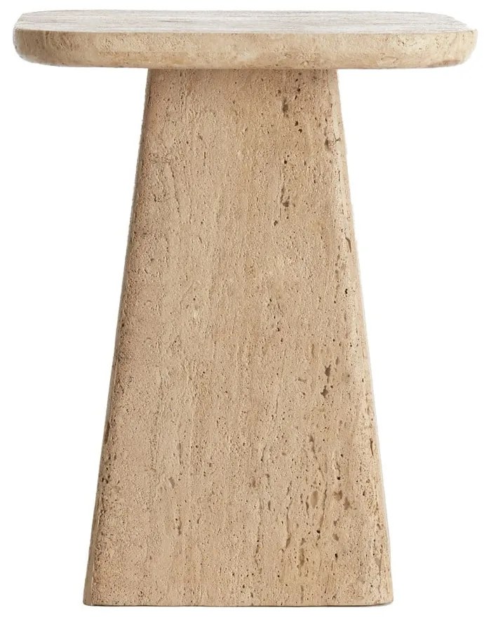 Странична масичка с скаменен плот за маса 40x40 cm Kepami – Light &amp; Living