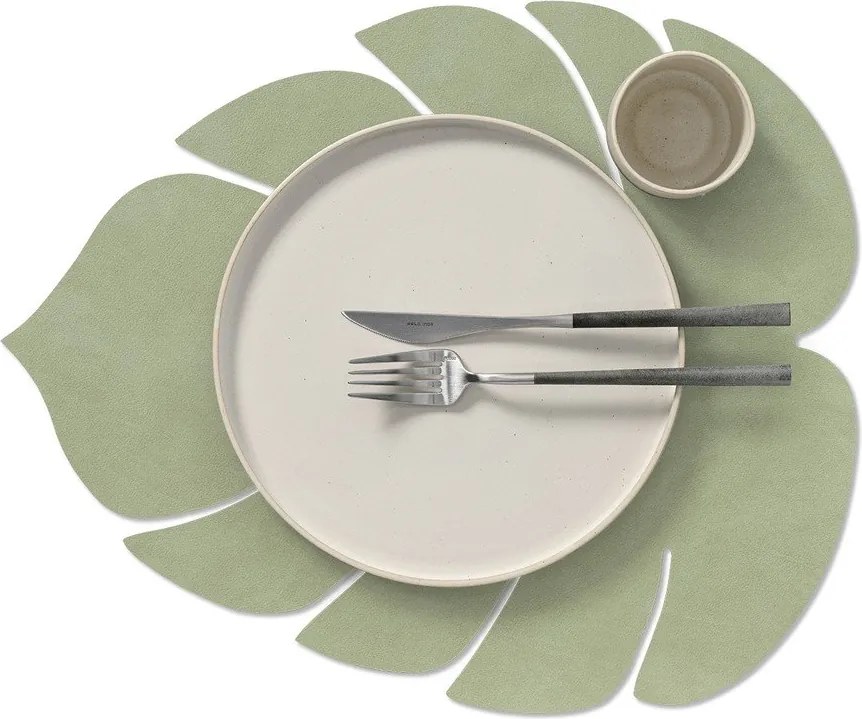 Подложка за хранене от еко кожа 35x42 cm Monstera Leaf Nupo – LIND DNA