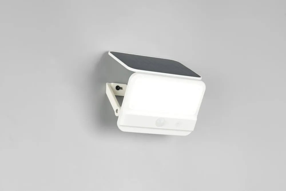 LED стенно външно осветително тяло със соларен панел (височина 9 cm) Viamao – Reality