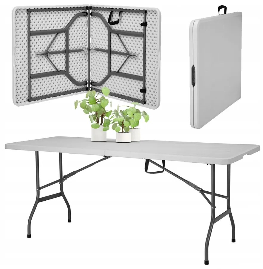 Маса за хранене за градина (сгъваема) Ширина: 70 см | Дължина: 180 см