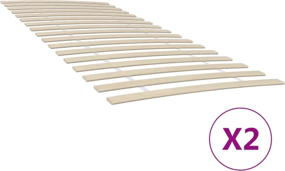 3203722 vidaXL Резервни летви за легло с 34 летви, 2 бр., 100x200 см