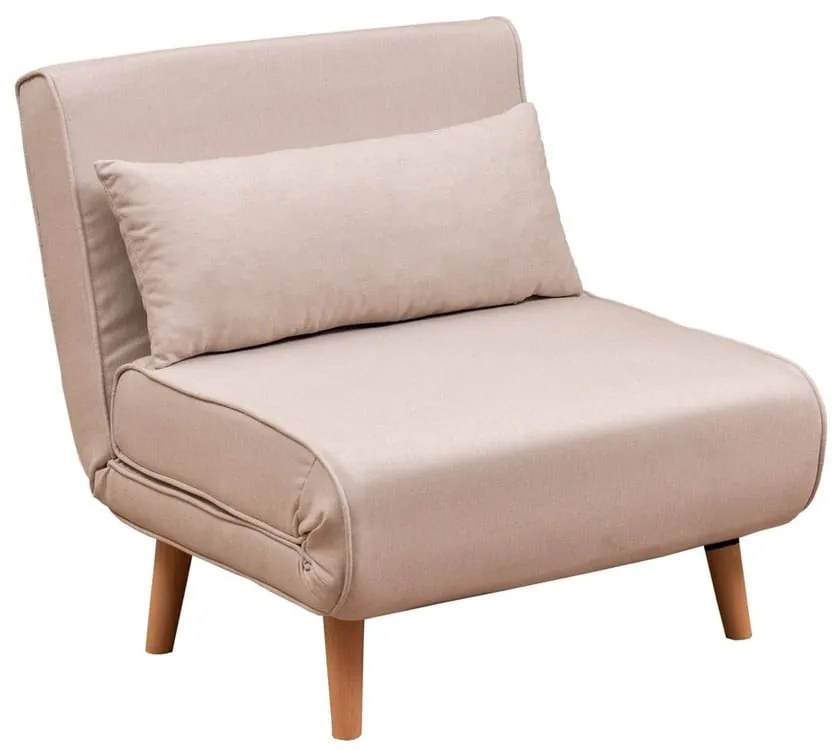 Кремав фотьойл Folde - Artie