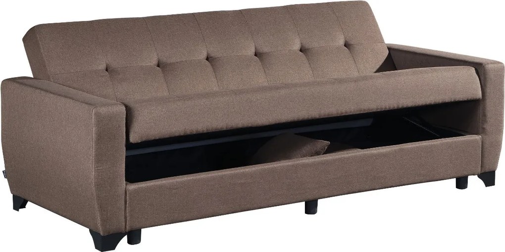 Разтегателен диван Baron 3seater-кафяво