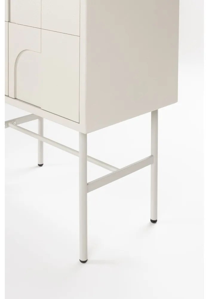 Светлосиво шкафче 70x140x40 cm Funk – White Label