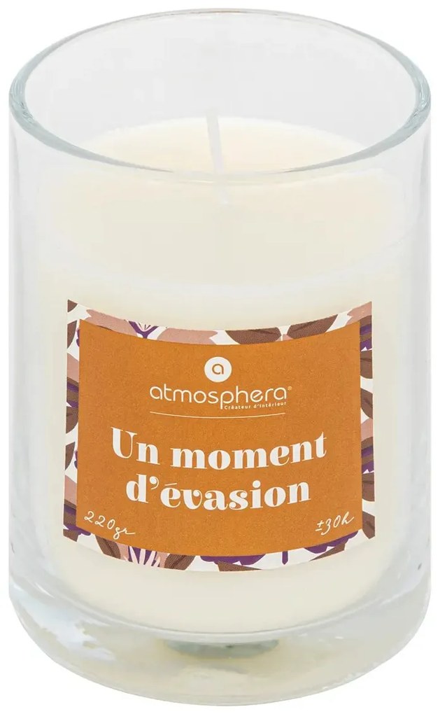 Ароматна свещ atmosphera Mily, Стъкло, 220 g - Coconut