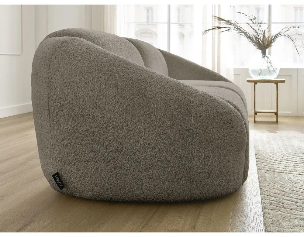 Сиво-кафяв диван от букле 230 cm Tina – Bobochic Paris