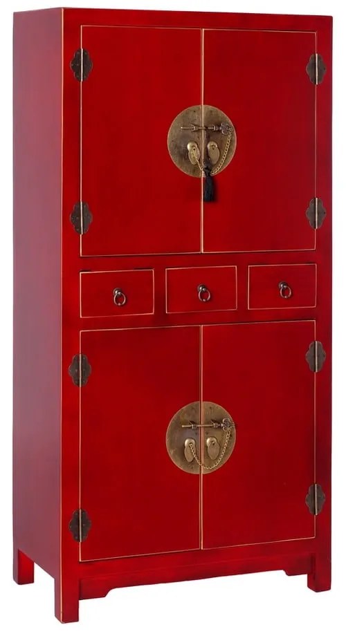 Червено шкафче 63x131 cm Oriente – Ixia