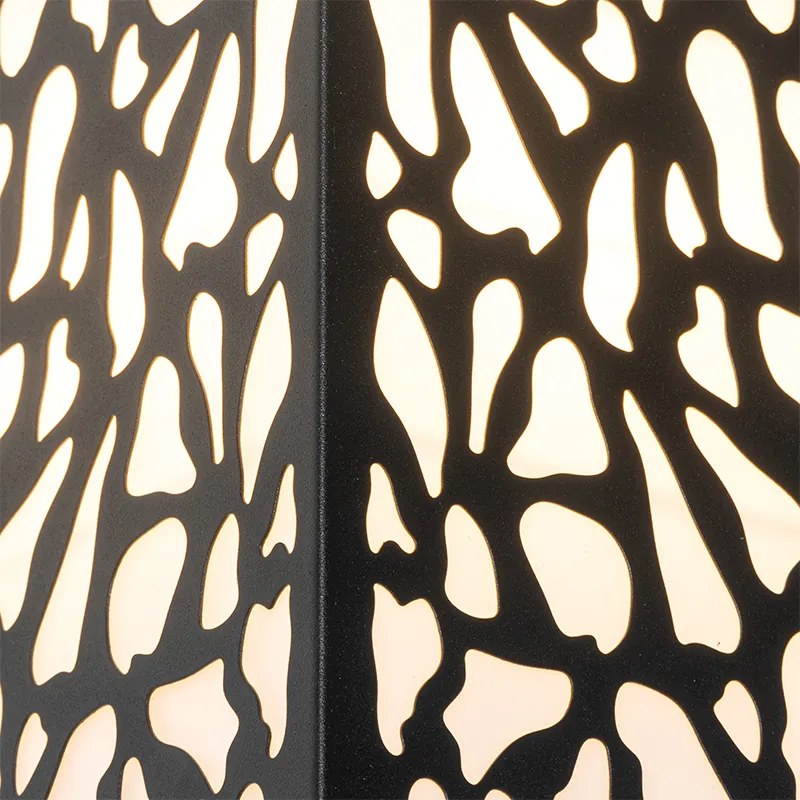 Модерна външна стенна лампа черна IP44 - Nicole