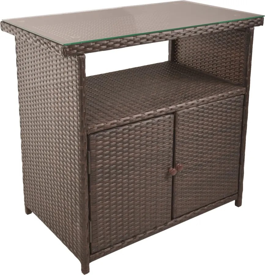 Градинска маса от изкуствен ратан 90x50 cm Padua – Garden Pleasure