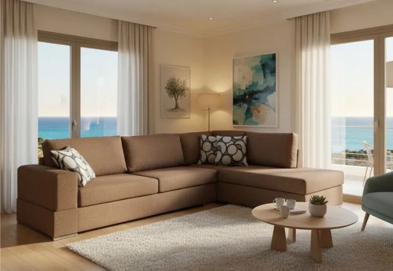 Ъгъл диван Must-Left-295φ 230β cm.-MInk