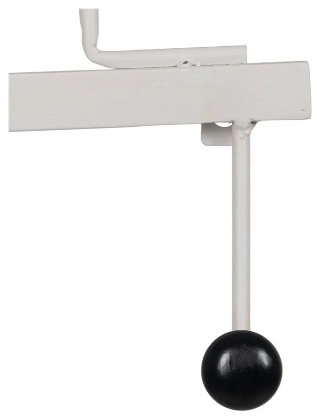 Бяла метална стенна закачалка Home – Ixia