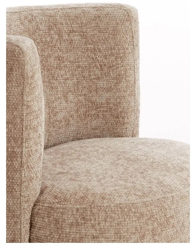 Светлокафяво кресло Kamova – Light & Living