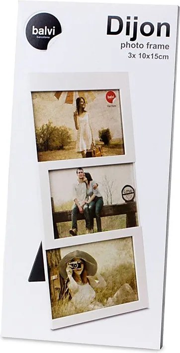 Бяла пластмасова стояща рамка 16x34,5 cm Dijon – Balvi