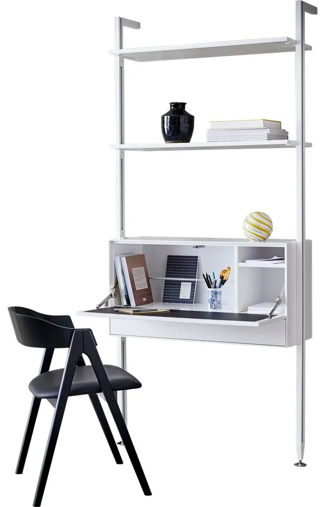 Бял шкаф за книги 94x210 cm Edge by Hammel - Hammel Furniture