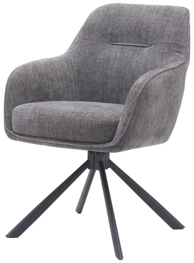 Сиви тапицирани трапезни столове в комплект 2 бр. Avola – Unique Furniture