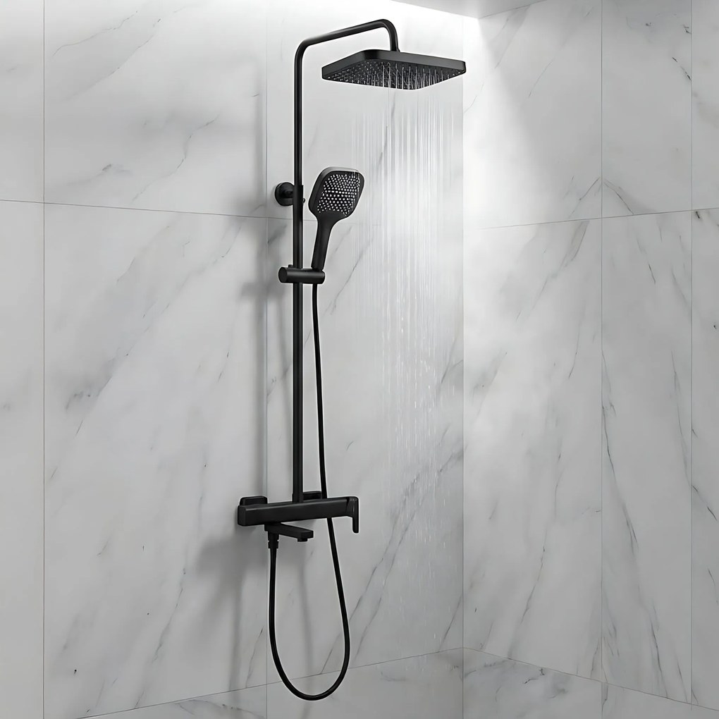 Комплект за душ Rea Arlo Black