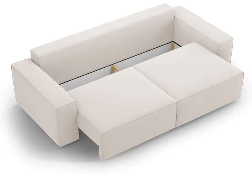 Бежов разтегателен диван 247 cm Jodie – Micadoni Home