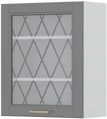 Висящ шкаф Tahoma V7-60-1KS with Витрина-Graphite