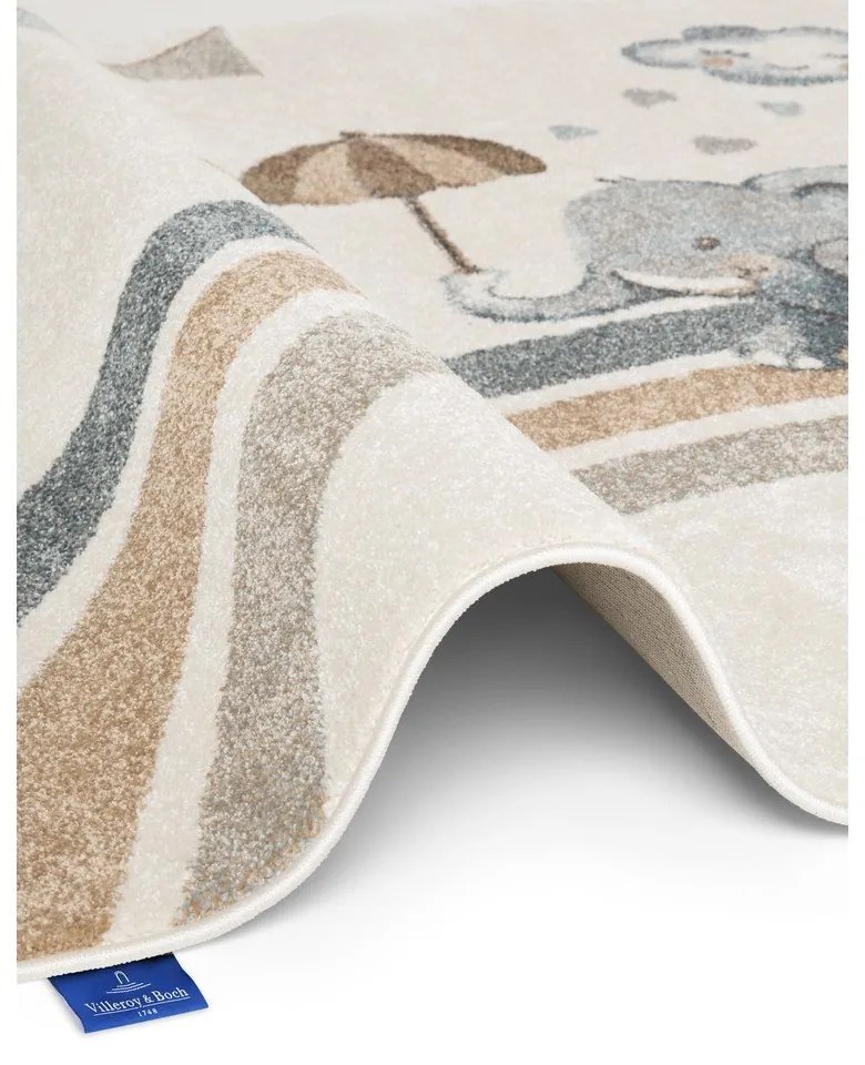 Кремав детски килим 120x170 cm Walk like an Elephant Rainy Party – Villeroy&amp;Boch