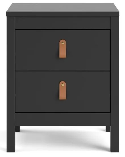 Черно нощно шкафче Madrid - Tvilum