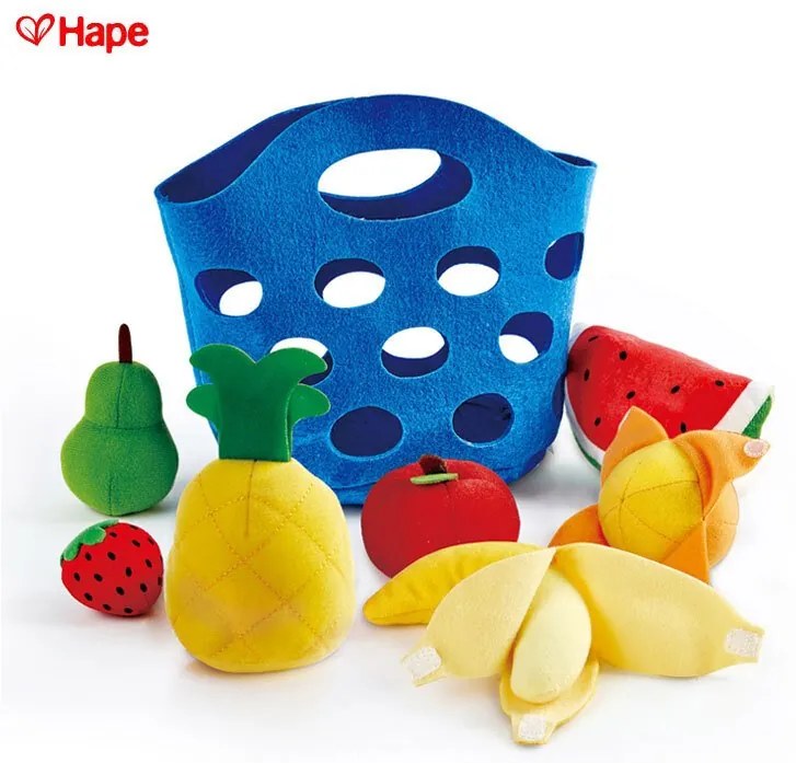 Hape - Кошница с плодове за малки деца H3169