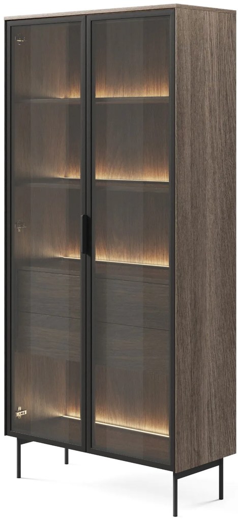 Витрина Luminus-Кафяв