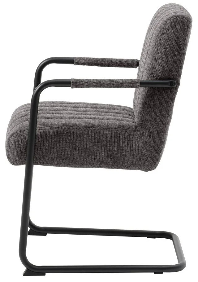 Тъмносив трапезен стол Trout – Unique Furniture