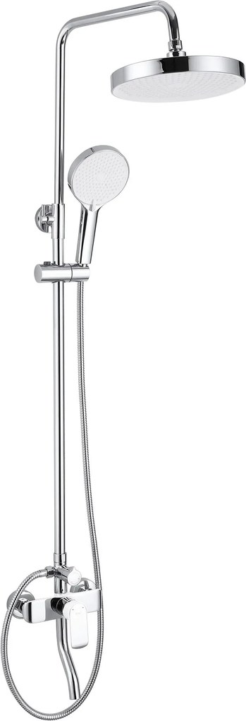 Комплект за душ REA BLOOM WHITE CHROME