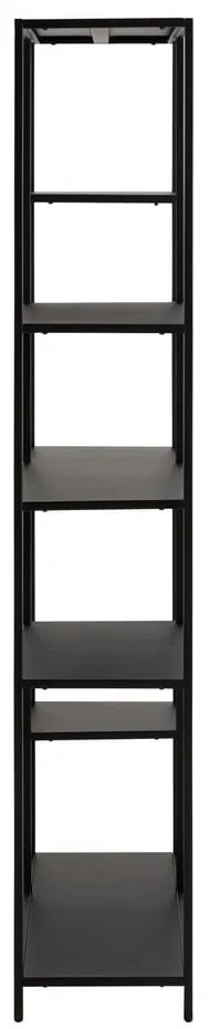 Черна метална библиотека 80x165 cm Newcastle – Actona