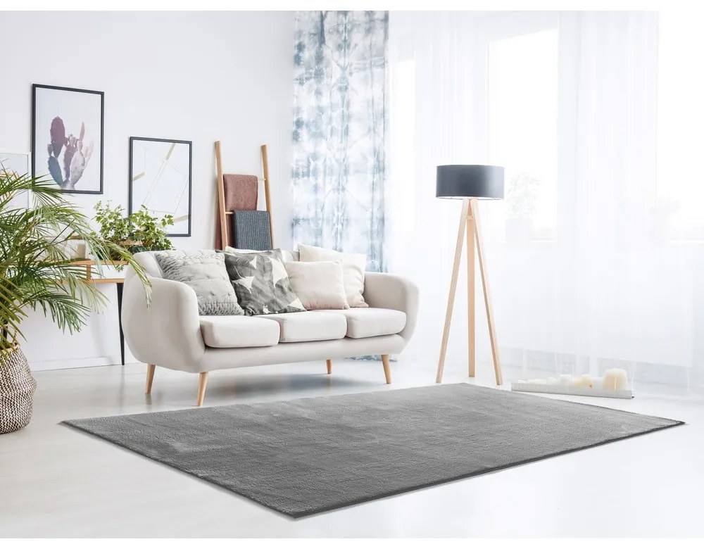 Антрацитно сив килим Loft, 200 x 290 cm - Universal