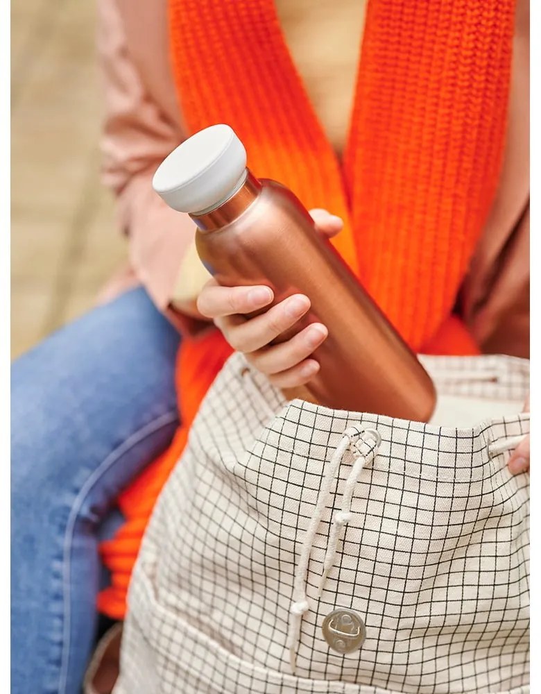 Бутилка от неръждаема стомана в бронзов цвят 500 ml Rose gold – Mepal