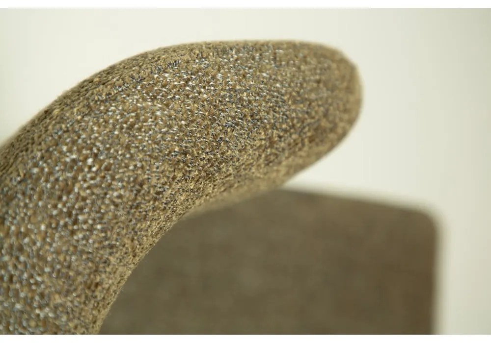 Тапициран трапезен стол в цвят каки Glam – DAN-FORM Denmark