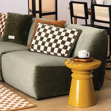 Помощна маса atmosphera Jaya, Ø38 см - Охра