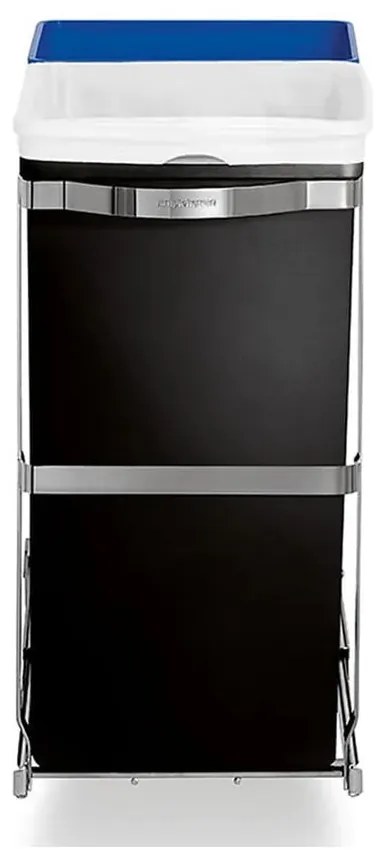 Пластмасов контейнер за отпадъци 35 л Dual - simplehuman